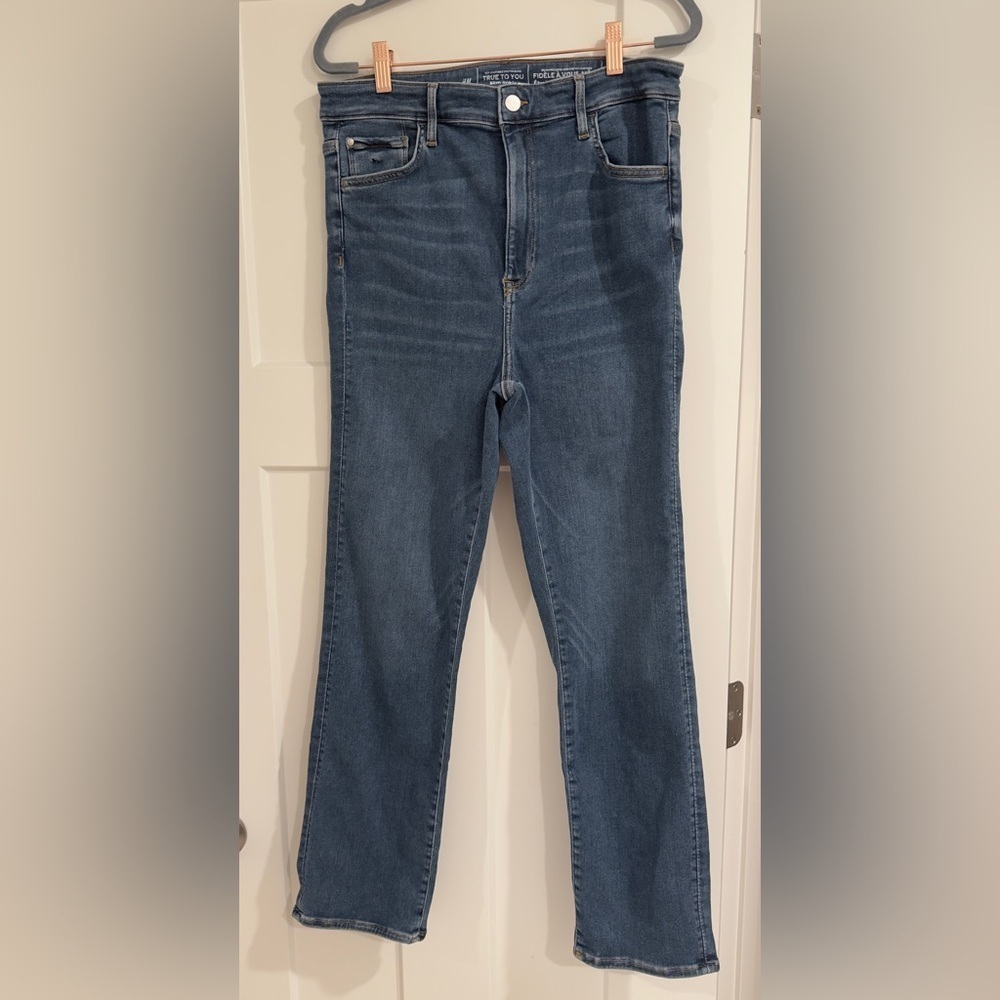 H&M Slim High waist jeans, XL, slim fit, ankle length, new/never worn